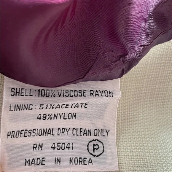 Vintage Liz Robert’s Blue & white Elegant Coat - Picture 5 of 5